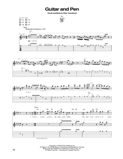 Guitar And Pen von The Who (Download) 