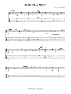 Bouree in A Minor (Download) 