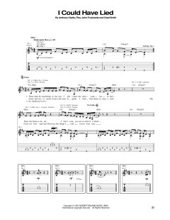 I Could Have Lied von Red Hot Chili Peppers (Download) 