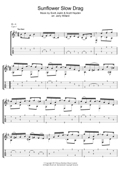 Sunflower Slow Drag von Scott Joplin (Download) 