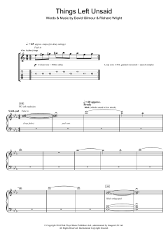 Things Left Unsaid von Pink Floyd (Download) 