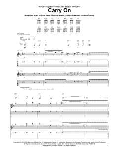 Carry On von Avenged Sevenfold (Download) 