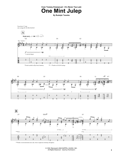 One Mint Julep von Chet Atkins (Download) 