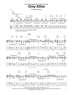 Only Elliot von Tommy Emmanuel (Download) 