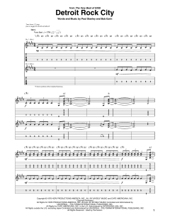 Detroit Rock City von Kiss (Download) 