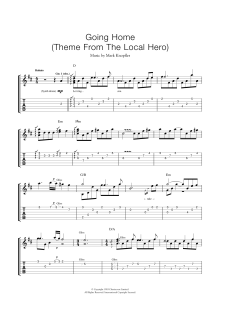 Going Home (Theme From "Local Hero") von Dire Straits (Download) 