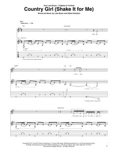 Country Girl (Shake It For Me) von Luke Bryan (Download) 