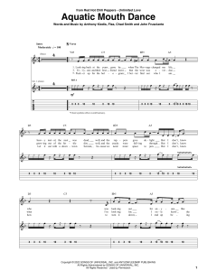 Aquatic Mouth Dance von Red Hot Chili Peppers (Download) 