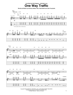 One Way Traffic von Red Hot Chili Peppers (Download) 