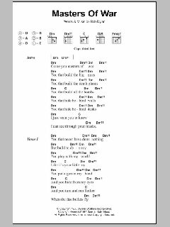 Masters Of War von Bob Dylan (Download) 