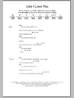 Like I Love You von Justin Timberlake (Download) 
