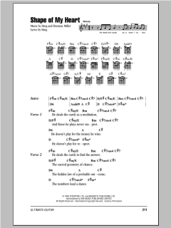Shape Of My Heart von Sting (Download) 