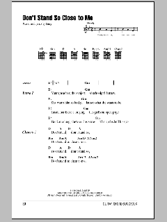 Don't Stand So Close To Me von Sting (Download) 