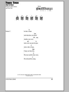 Happy Xmas (War Is Over) von Yoko Ono (Download) 