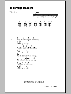 All Through The Night von Welsh Folksong (Download) 