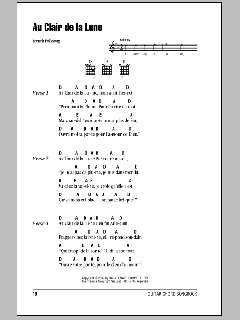 Au Clair De La Lune von French Folksong (Download) 