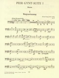 Peer Gynt Suite Nr. 1 op. 46 von Edvard Grieg für Orchester im Alle Noten Shop kaufen (Einzelstimme) - EP2433KB