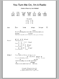 You Turn Me On I'm A Radio von Joni Mitchell (Download) 