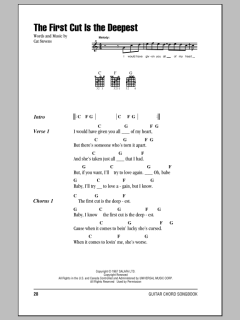 The First Cut Is The Deepest von Cat Stevens (Download) 