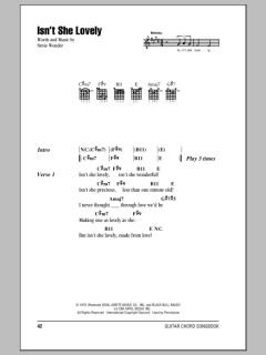 Isn't She Lovely von Stevie Wonder (Download) 