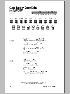 Come Rain Or Come Shine von Harold Arlen (Download) 