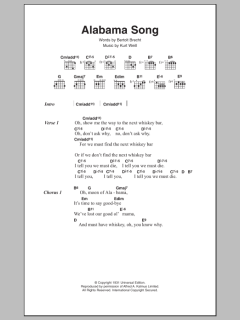 Alabama Song von David Bowie (Download) 
