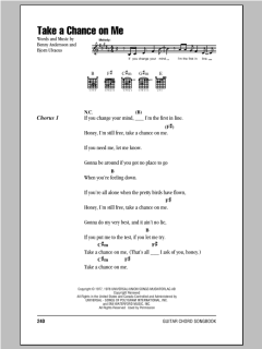 Take A Chance On Me von ABBA (Download) 