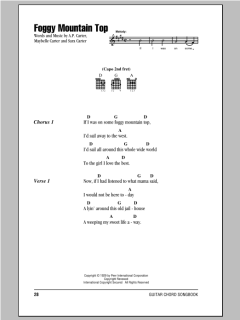 Foggy Mountain Top von The Carter Family (Download) 