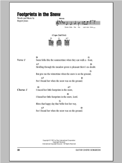 Footprints In The Snow von Rupert Jones (Download) 