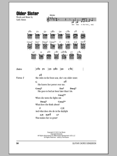 Older Sister von Carly Simon (Download) 