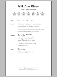 Milk Cow Blues von Eddie Cochran (Download) 