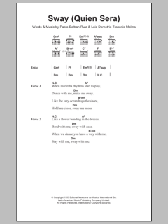 Sway (Quien Sera) (Download) 