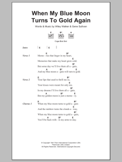 When My Blue Moon Turns To Gold Again von Elvis Presley (Download) 