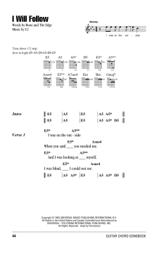 I Will Follow von U2 (Download) 