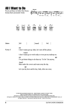 All I Want To Do von Sugarland (Download) 