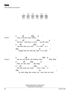 Gone von Jack Johnson (Download) 