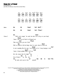 Song For A Friend von Jason Mraz (Download) 