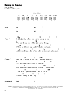 Raining On Sunday von Keith Urban (Download) 