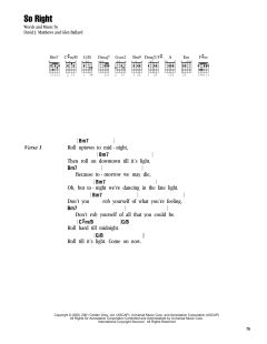 So Right von Dave Matthews Band (Download) 