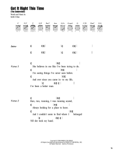 Got It Right This Time von Keith Urban (Download) 