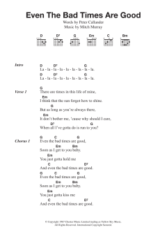 Even The Bad Times Are Good von The Tremeloes (Download) 