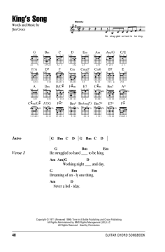 King's Song von Jim Croce (Download) 