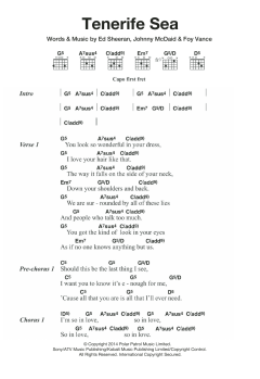 Tenerife Sea von Ed Sheeran (Download) 