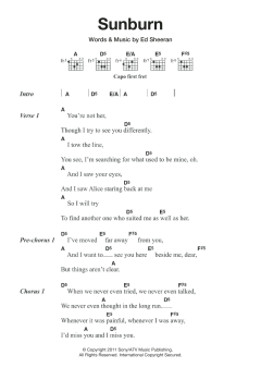 Sunburn von Ed Sheeran (Download) 