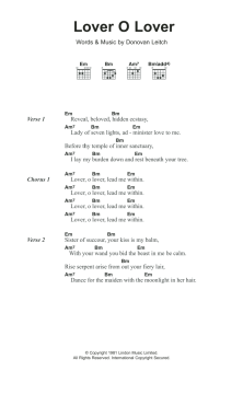 Lover O Lover von Donovan (Download) 