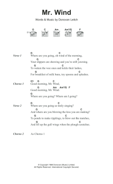 Mr. Wind von Donovan (Download) 