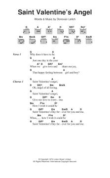 Saint Valentine's Angel von Donovan (Download) 