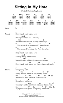 Sitting In My Hotel von The Kinks (Download) 