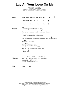 Lay All Your Love On Me von ABBA (Download) 