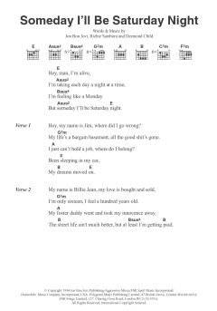 Someday I'll Be Saturday Night von Bon Jovi (Download) 